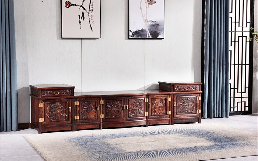 三组合山水电视柜